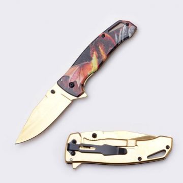 Snake Eye Tactical Ball Bearing Pivot Folding Knife 4.75" Closed SE-1201